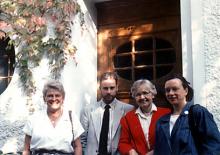 at Quaker House, Italy, 1990